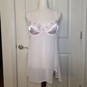 Linea Donatella Baby Pink Lingerie Babydoll Chemise